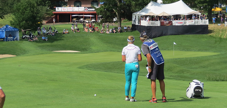 Players on golf course